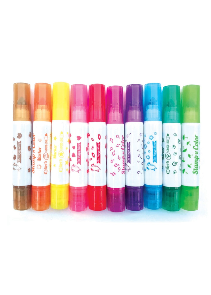 multicolor, dual-ended stamping markers