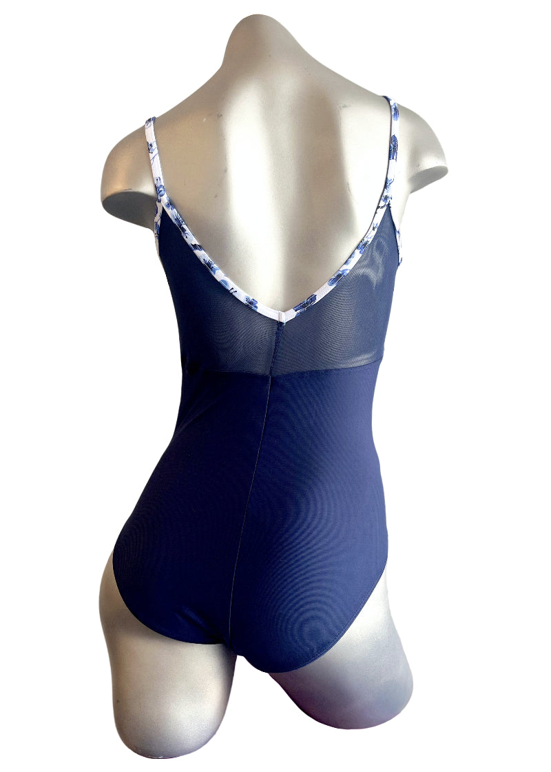 Peleas Camisole Leotard (Cerisier Bleu)