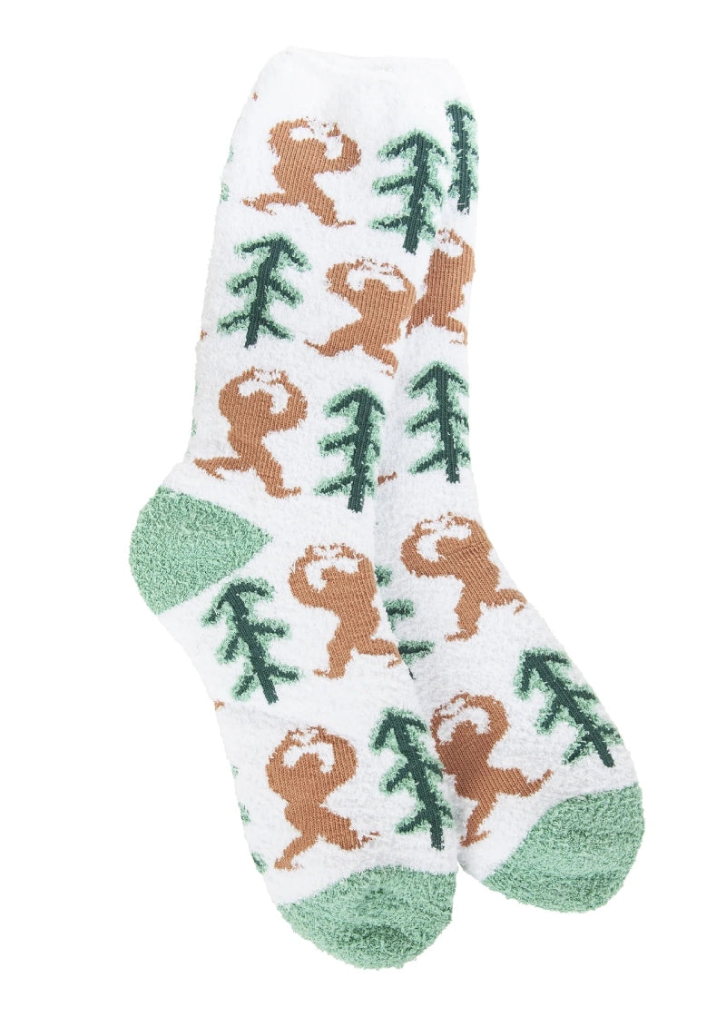 World's Softest WSCZCRW Cozy Crew Socks in Sasquatch
