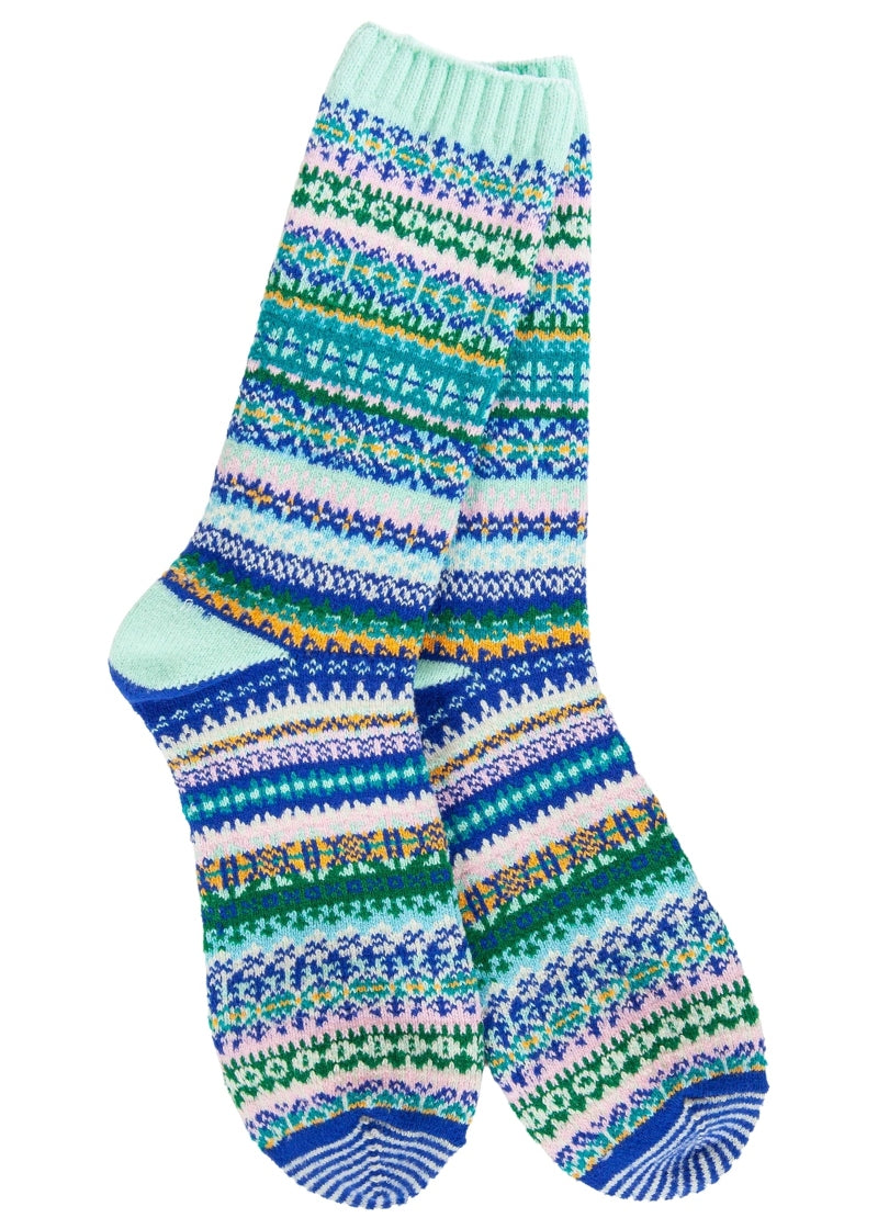 Nordic Crew Socks (Mint)