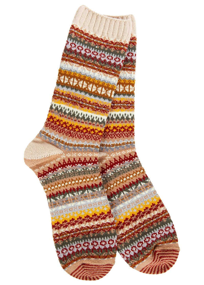 Nordic Crew Socks (Cashew)