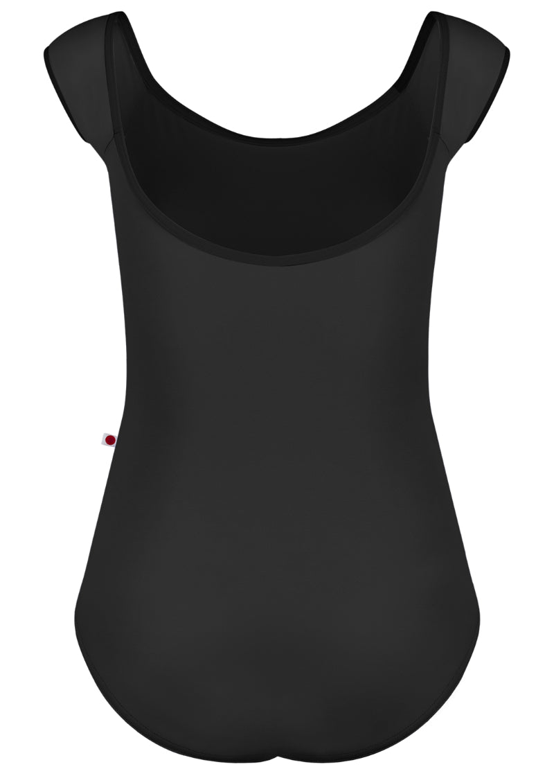 Wendy Cap Sleeve Leotard (Black)