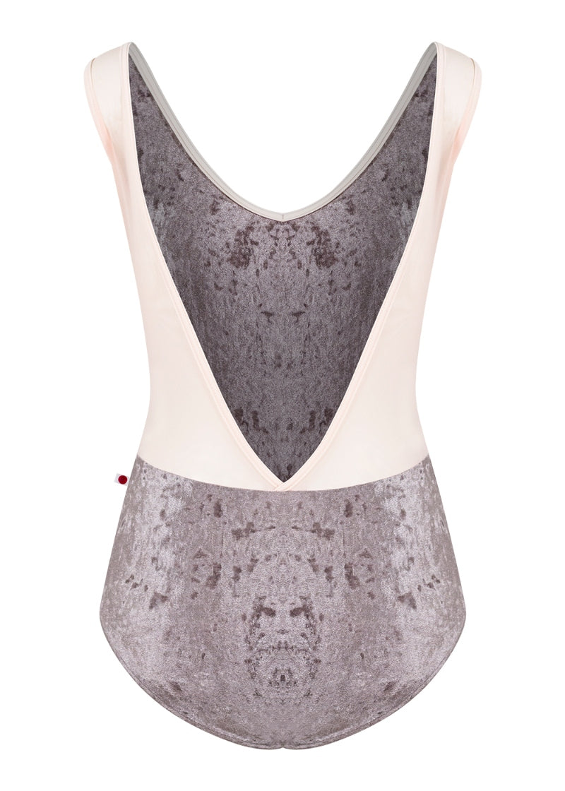 Gina Mesh Tank Leotard (Phantom/Misty Rose)