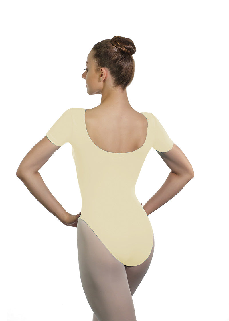 Haline Youth Short Sleeve Leotard (Buttercup)