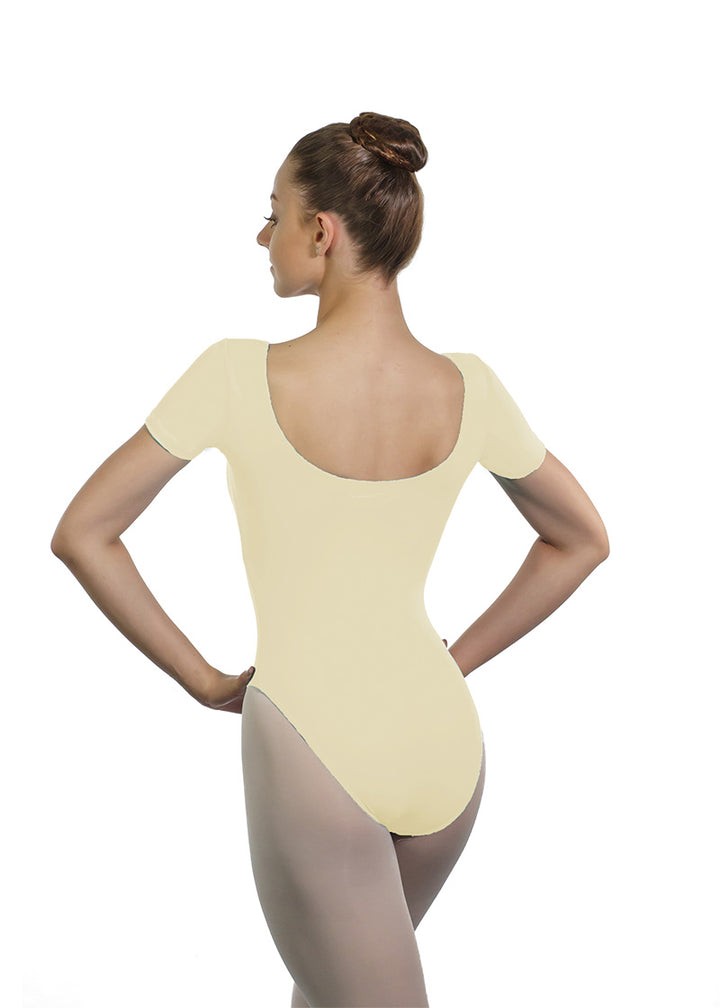 Haline Youth Short Sleeve Leotard (Buttercup)