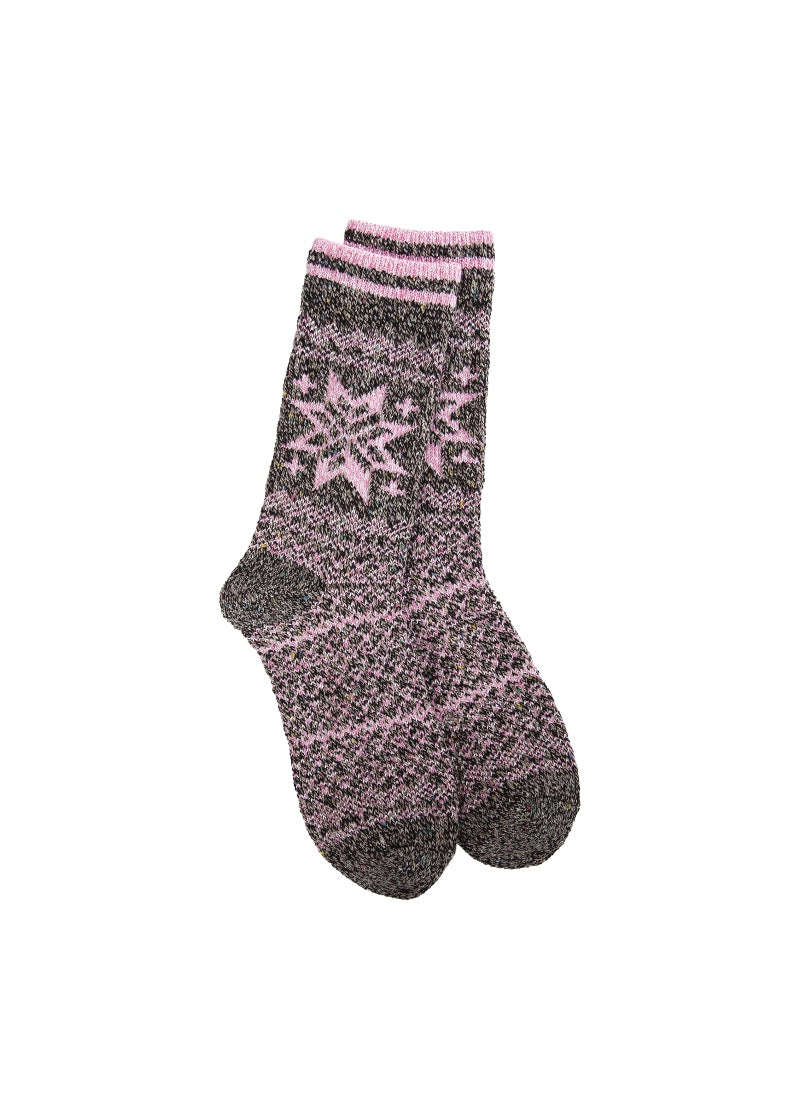 Holiday Confetti Crew Socks (Pink Multi)