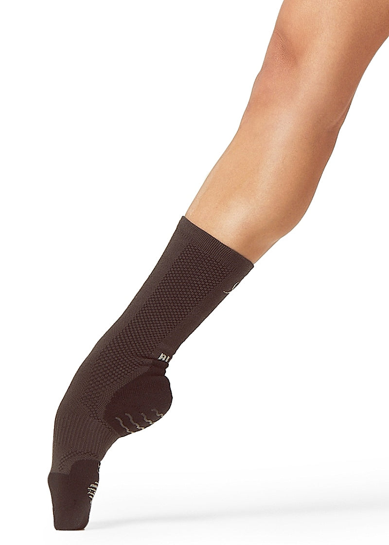 BLOCHSOX Sand/Black Grip Socks Compression Socks – On Stage Dance Wear
