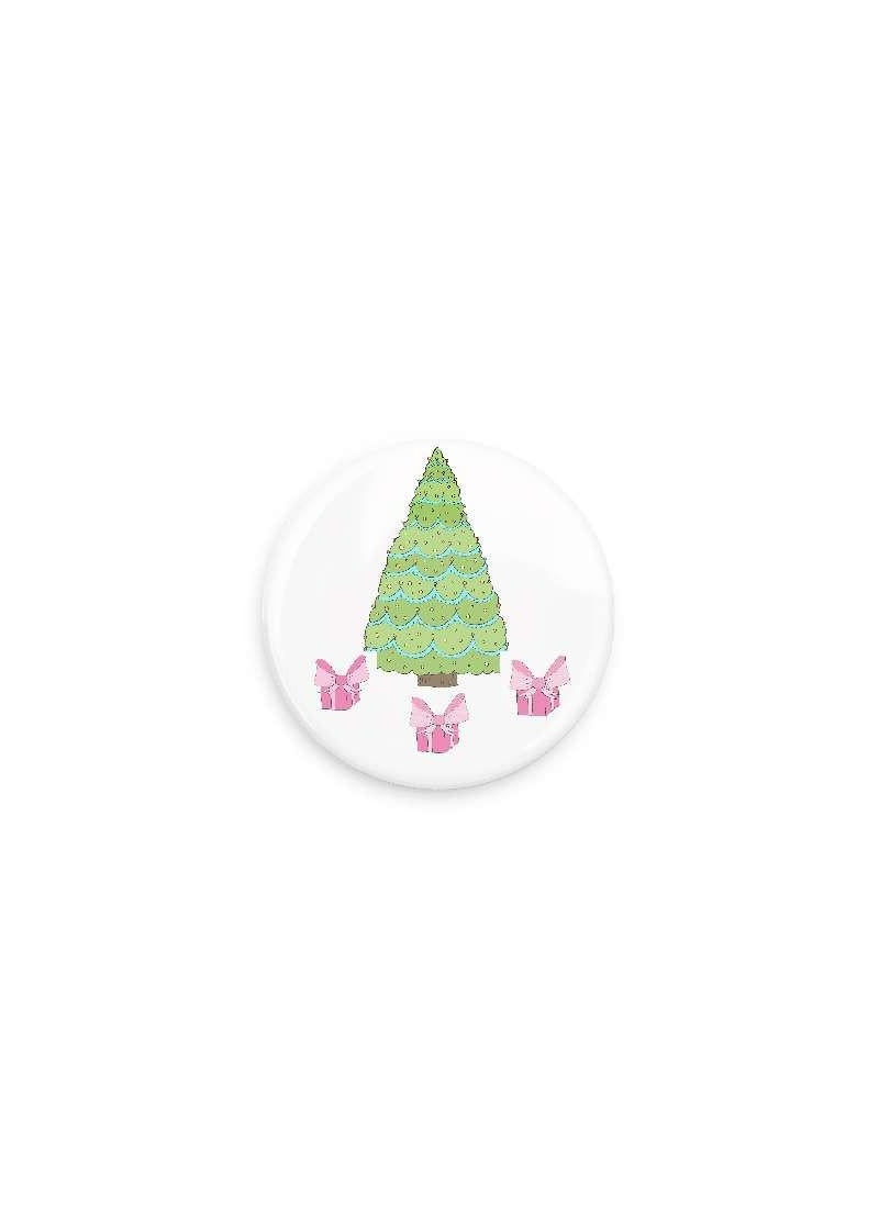 ON SALE Christmas Tree & Presents Button