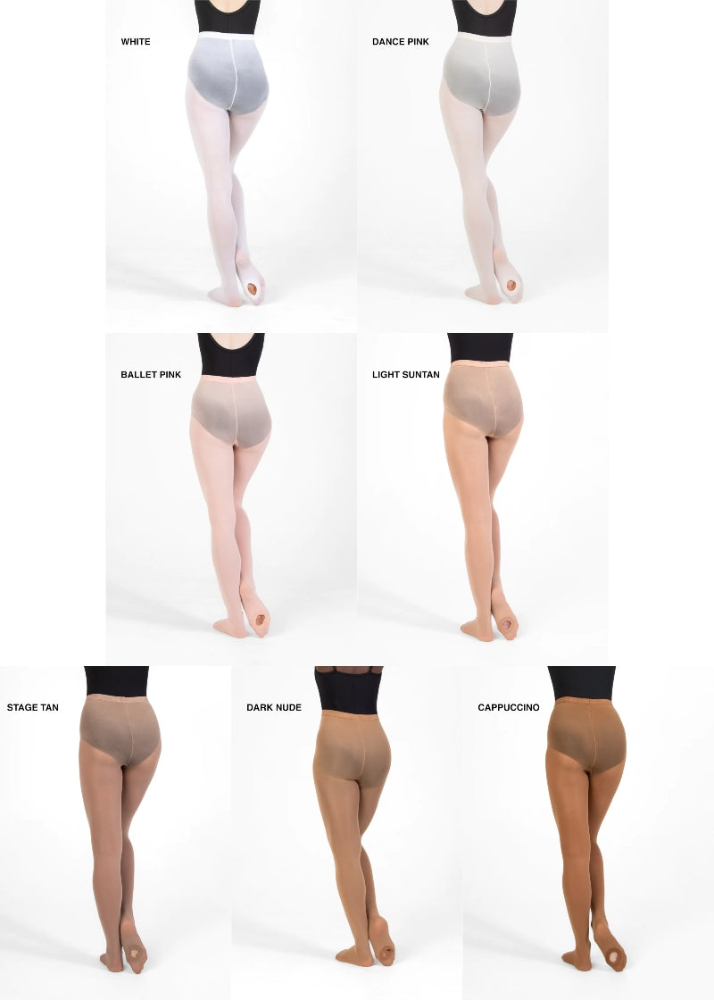 TotalSTRETCH® Youth Footless Tights – Dancer's Image