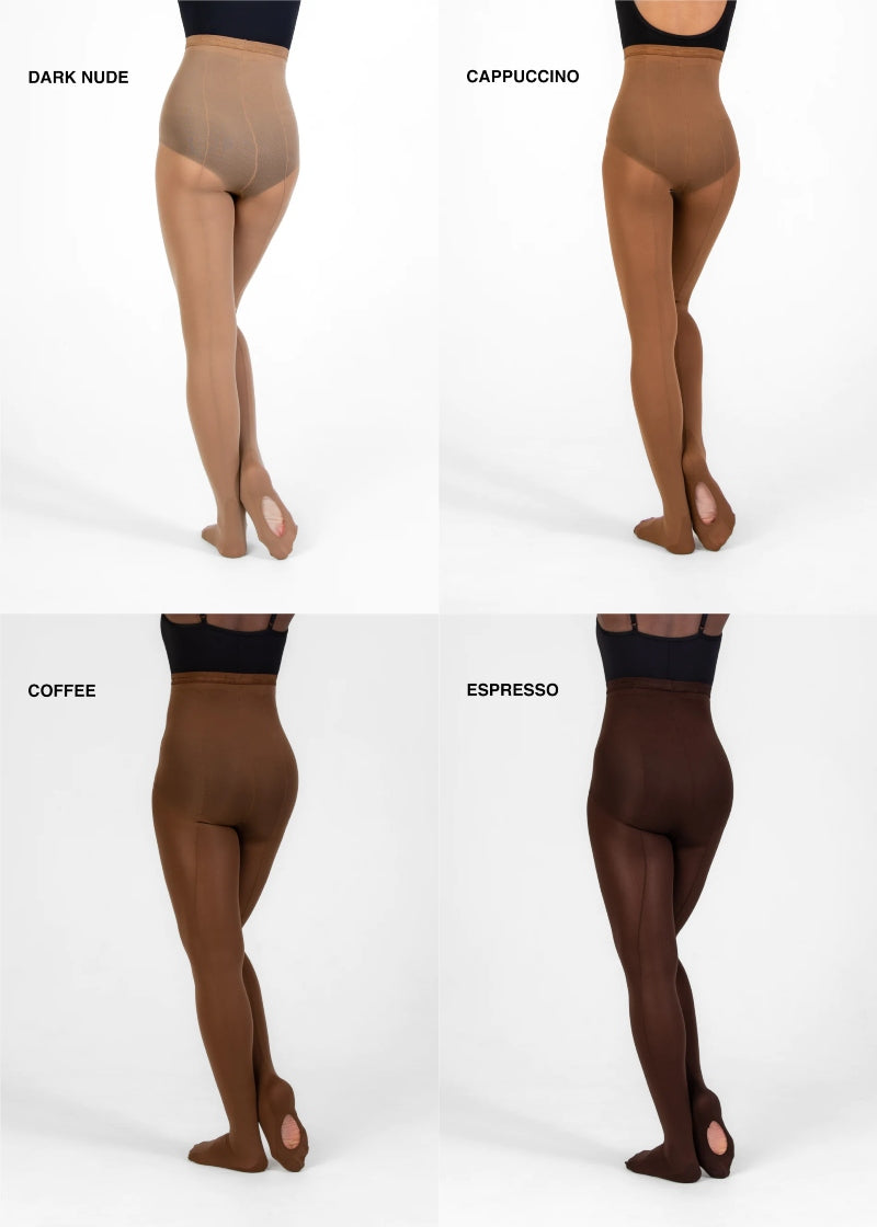 totalSTRETCH® Back-Seam Mesh Convertible Tights – Allegro Dance