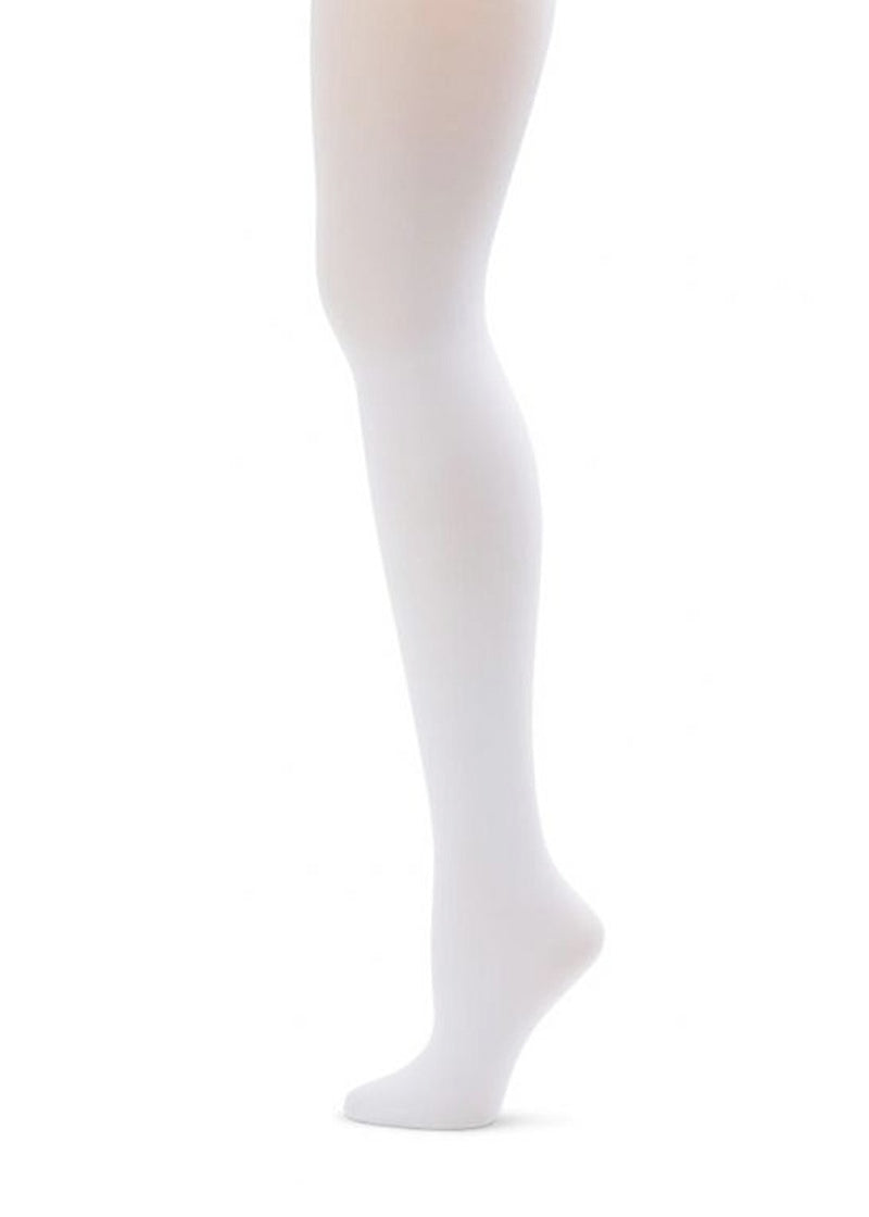 Capezio 1815-WHTWomen's Ultra Soft Supplex Footed Tights in White