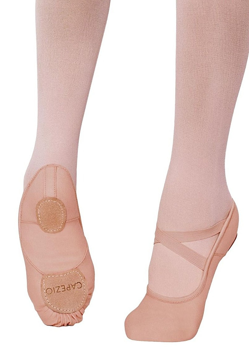 Hanami Stretch Canvas Ballet Shoe (Light Suntan)