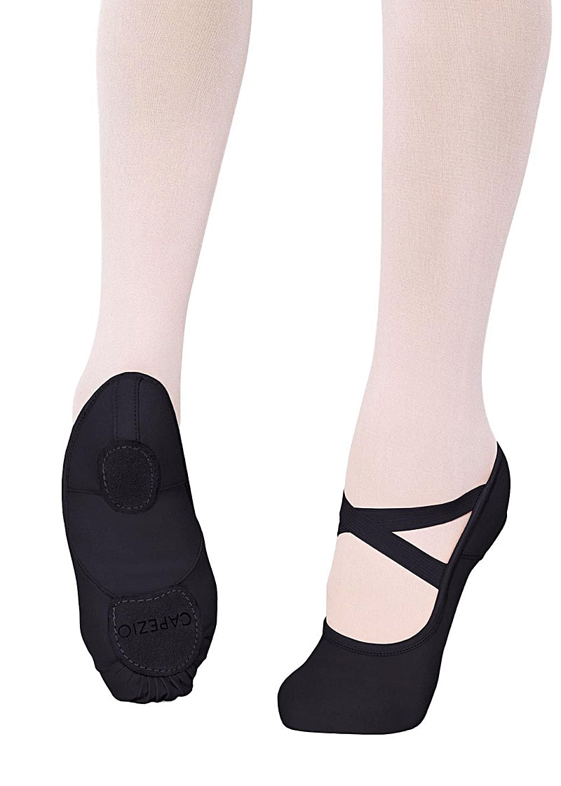 Hanami Stretch Canvas Ballet Shoe (Black)