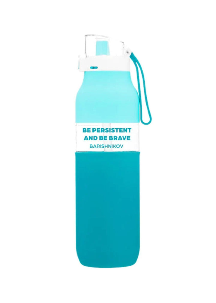 Misha Quote Water Bottle (Blue)