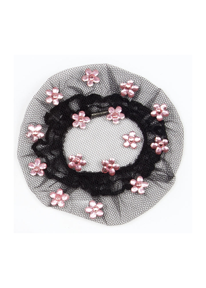 Jeweled Flower Bun Cover