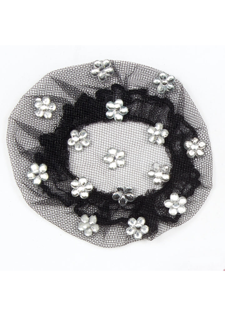 Jeweled Flower Bun Cover