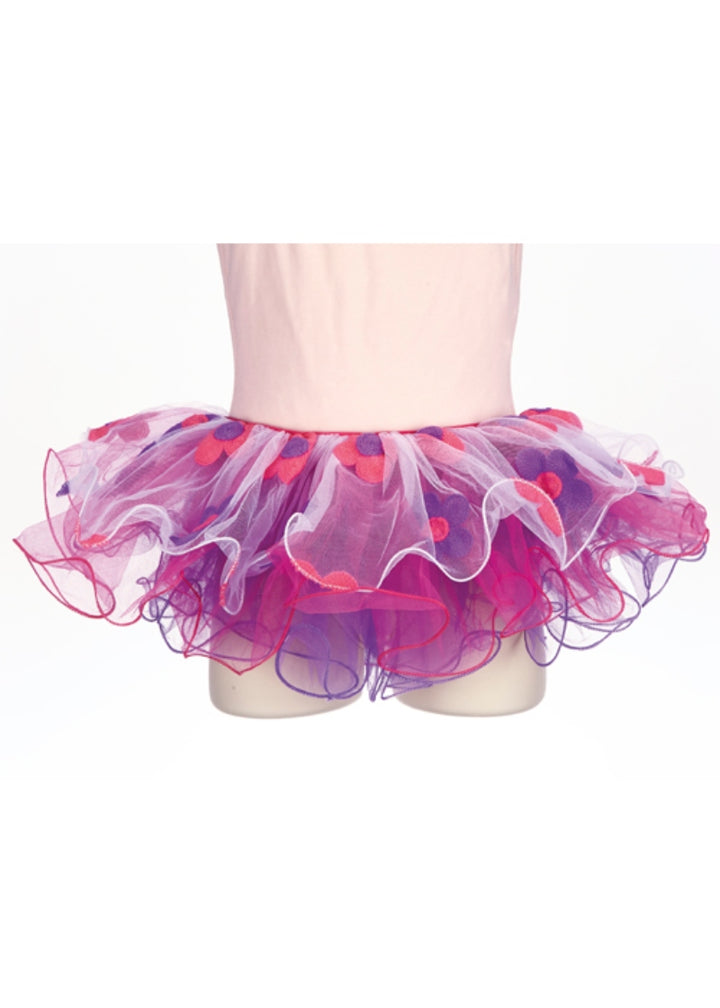 ON SALE Stitched Flower Youth 4-Layer Tutu