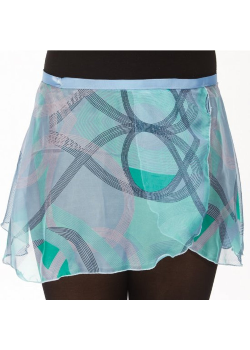 ON SALE Print Wrap Skirt (14" Hem)