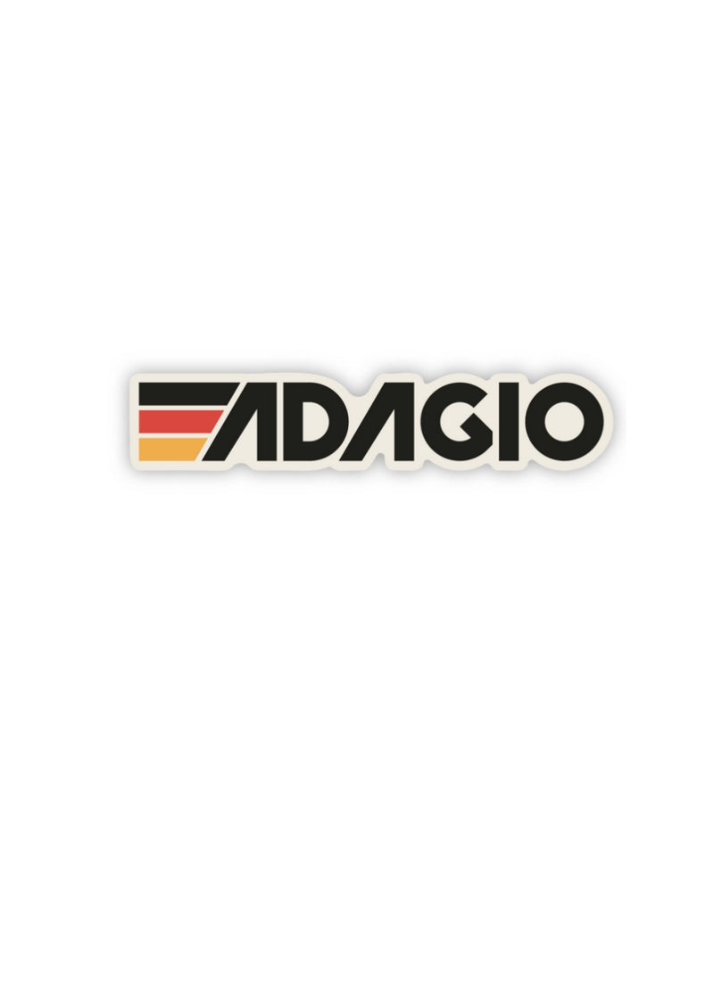 "ADAGIO" Parody Sticker