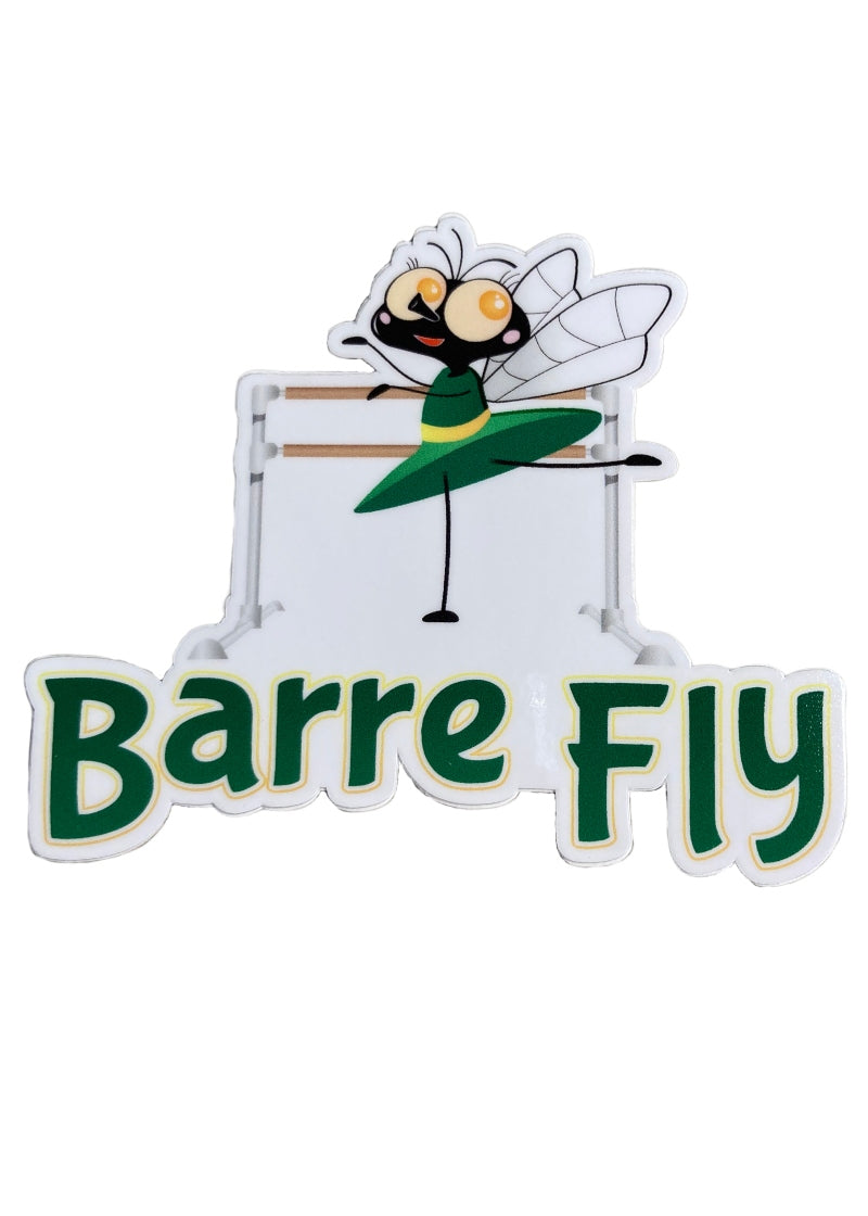 Barre Fly Vinyl Sticker