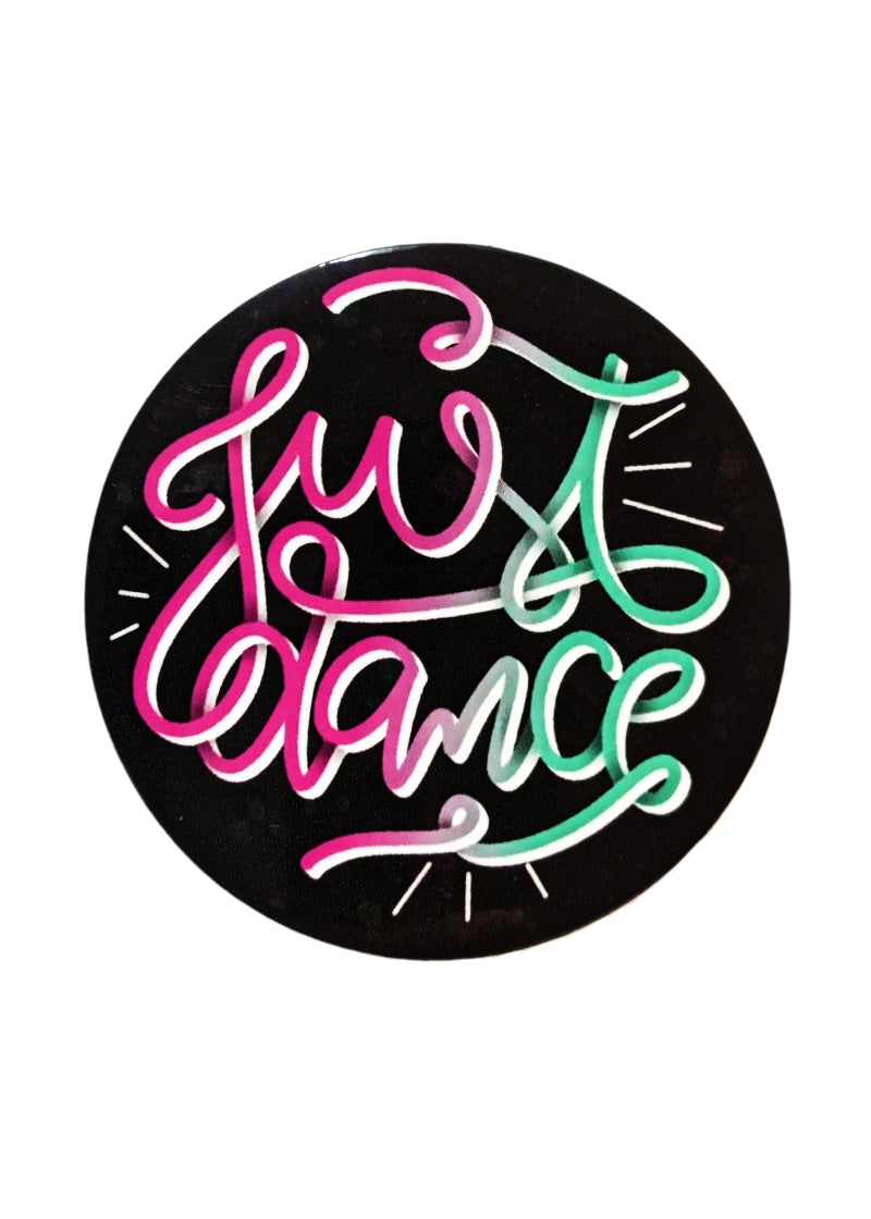 Just Dance Round Sticker