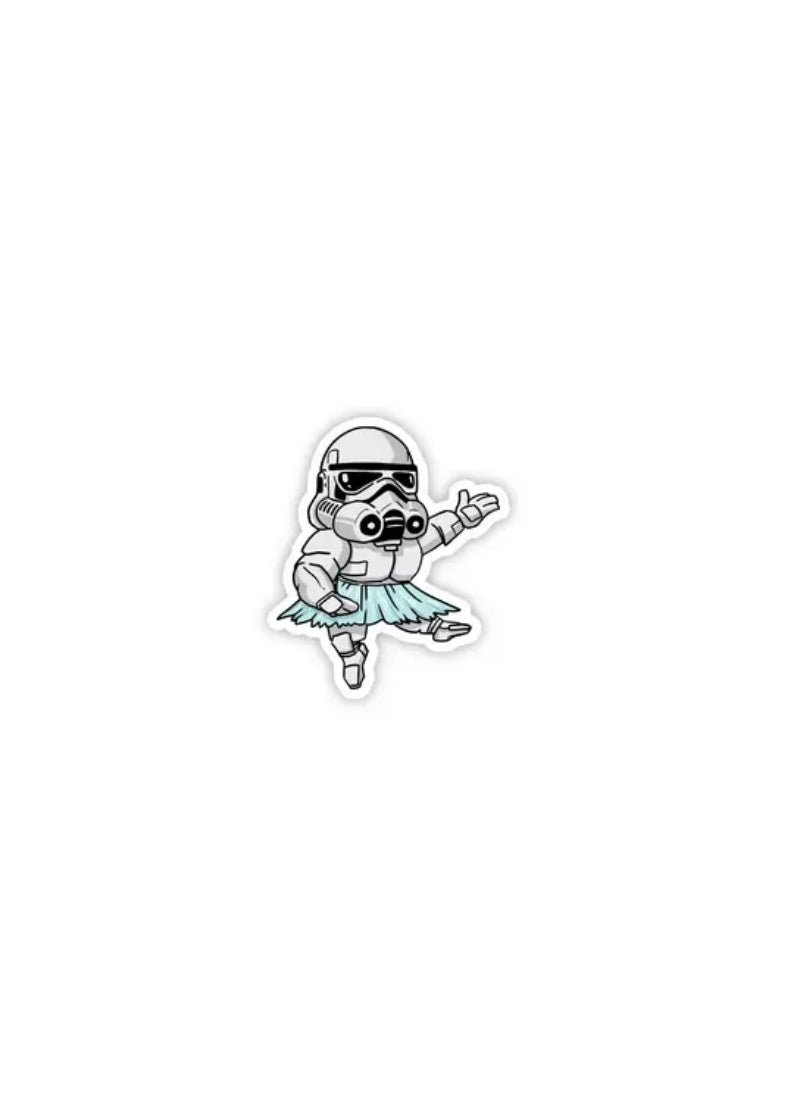 Space Dancer Parody Sticker