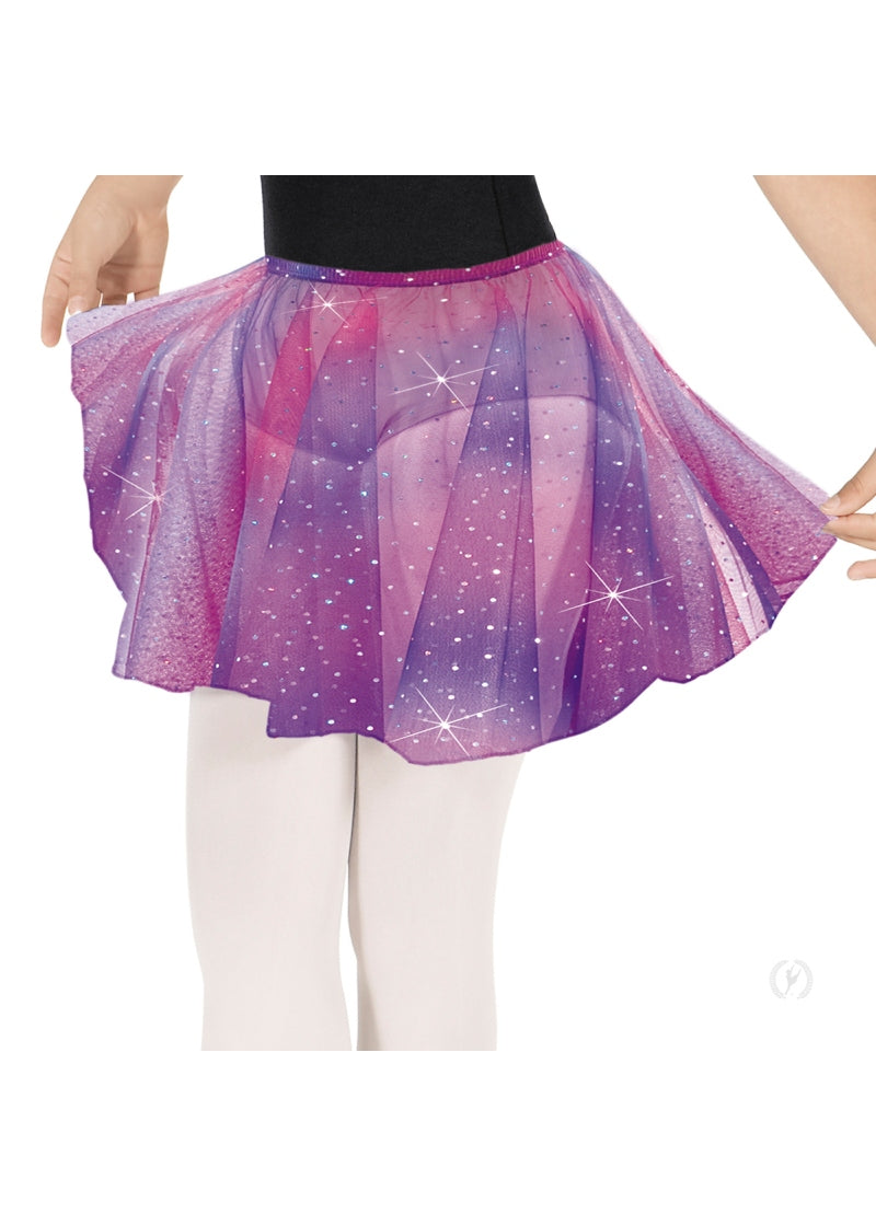 Sequin Tulle Youth Pull-On Skirt