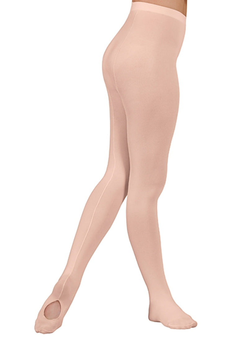 PINK CAPRI FOOTLESS TIGHTS LANGERIE SEXY PANTYHOSE THIGH HIGH WITH