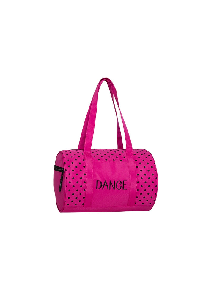 Dots Duffel Bag (Pink/Black)