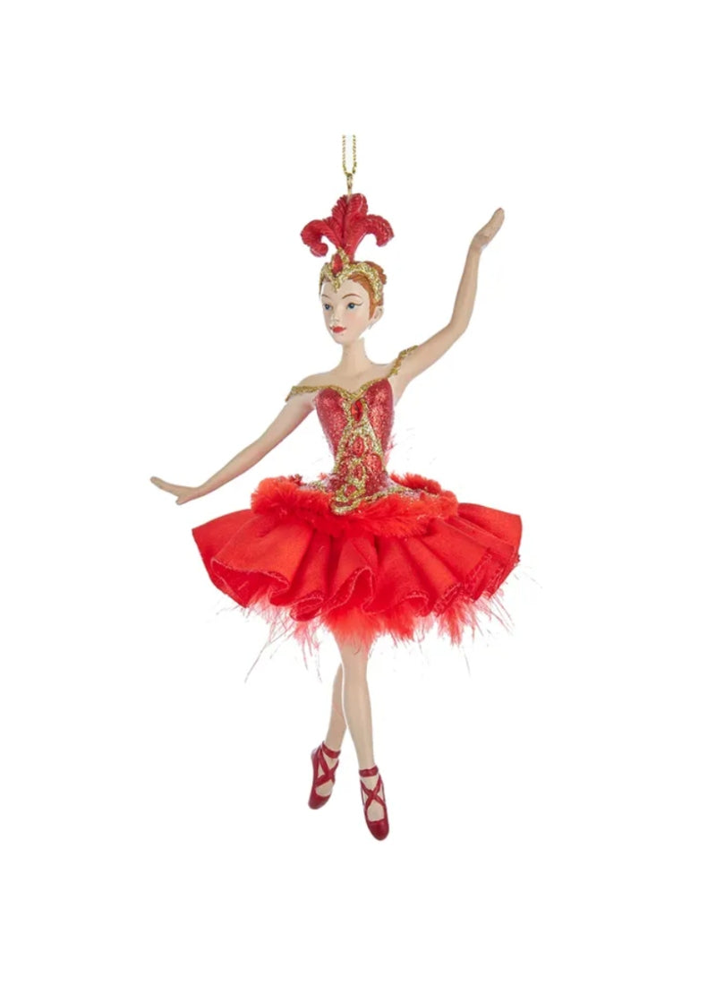 Firebird Ballerina Ornament (6.5")