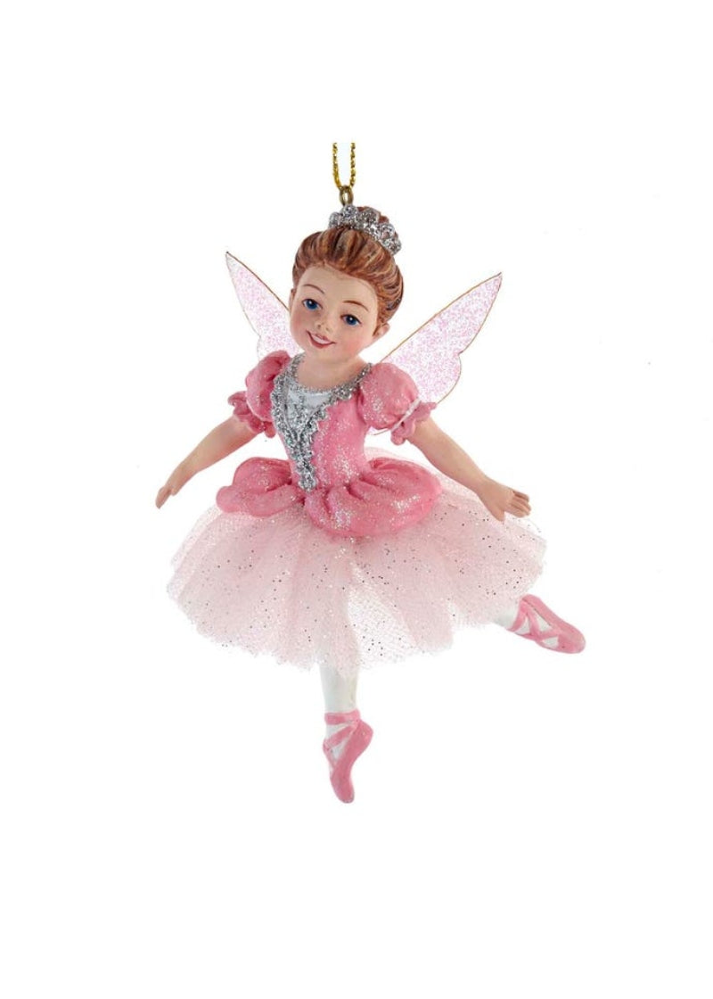 Pink Ballerina Fairy Ornament (4.5")