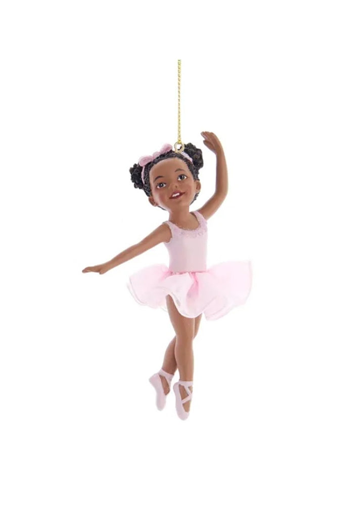 Little Pink Ballerina Ornament (4.25")