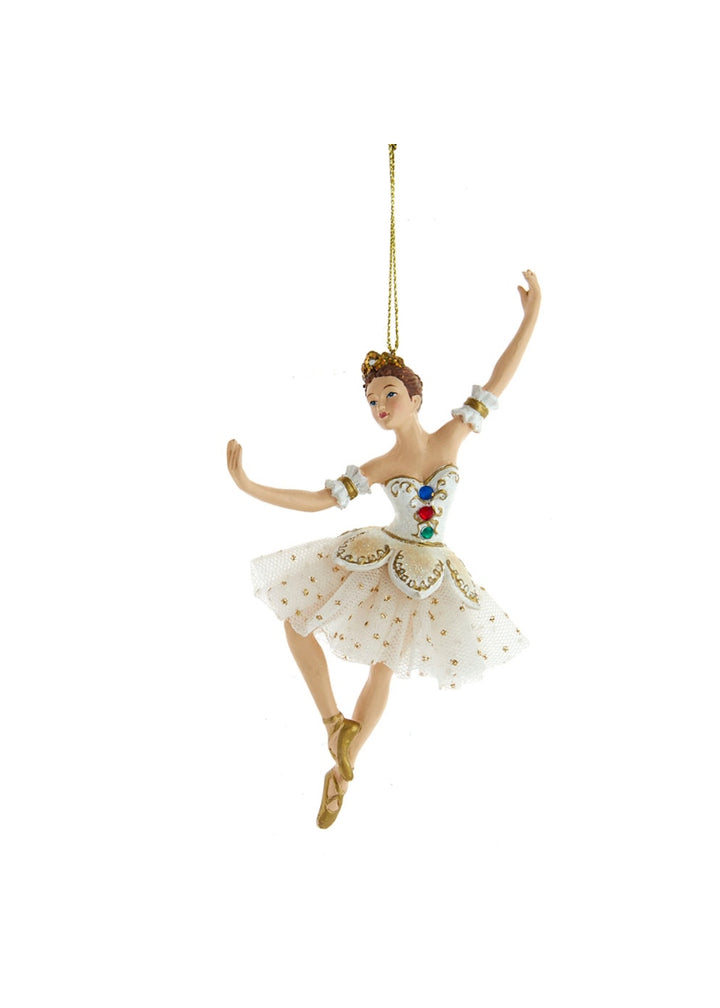 Bejeweled Ballerina Ornament (6.75")