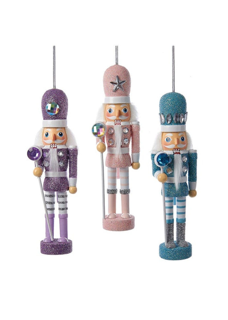 Hollywood™ Pastel Nutcracker Ornament (6")