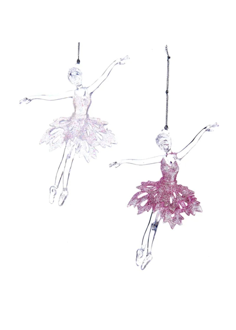 Ballerina en Sous-Sus Acrylic Ornament (6")