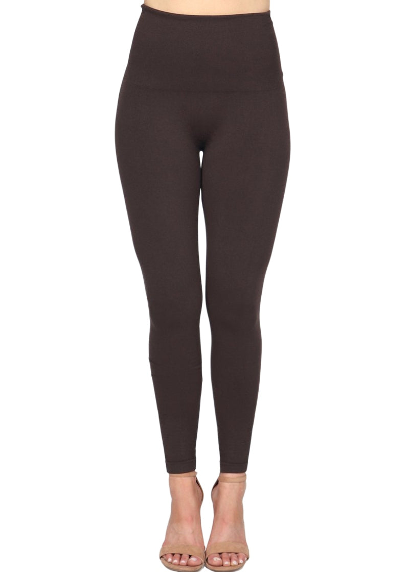 Leggings Da Donna A Vita * In Pile - Pantaloni Invernali * * Elasticizzati * Elasticità * Per * Vestibilità Regular Per * * E - Foto 10