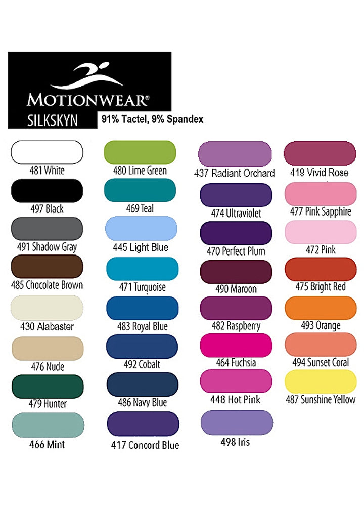 ON SALE Asymmetrical Two-Tone Silkskyn Shorts