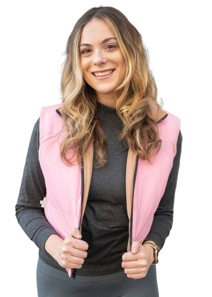 ON SALE Covet Reversible Puffy Vest