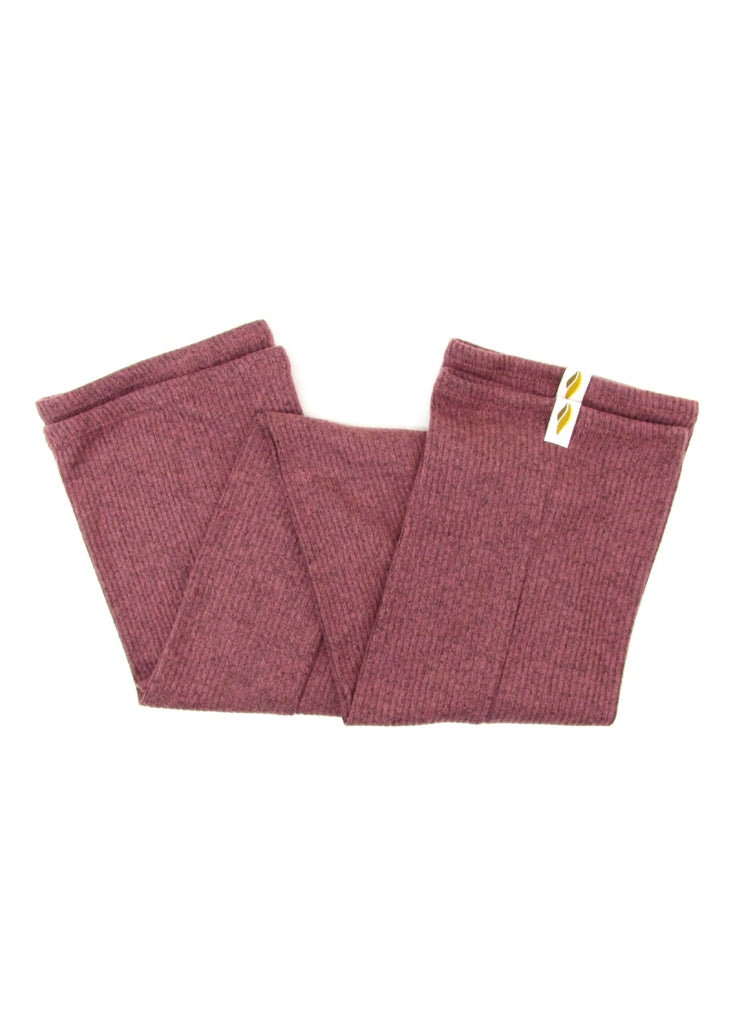 【BADBLOOD】Beyond Soft Leg Warmer - Stripe Wine Pink & White Stripe Bling Leg Warmers | Hot Topic