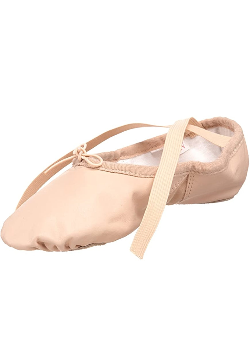 ON SALE Silhouette Leather Split-Sole Ballet Shoe