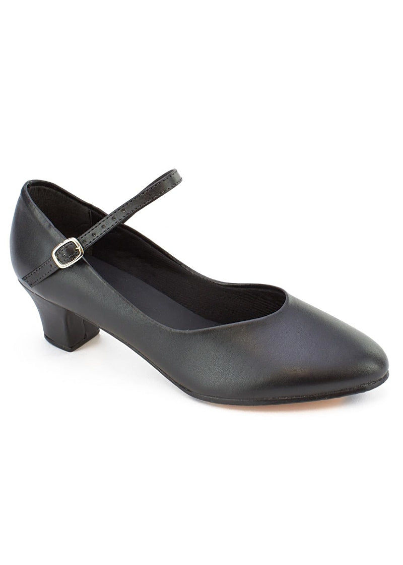Celine 1 1/2" Heel Character Shoe (Black)