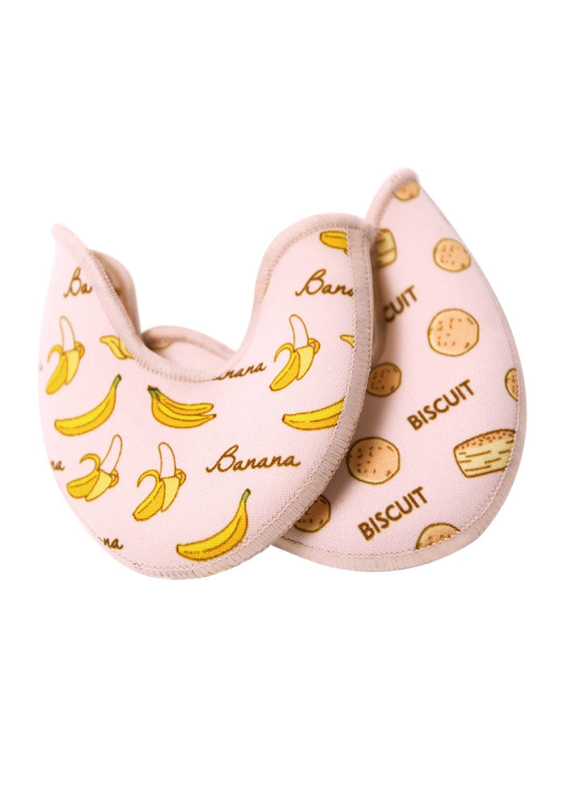 Printed Crescent-Shaped Toe Pads