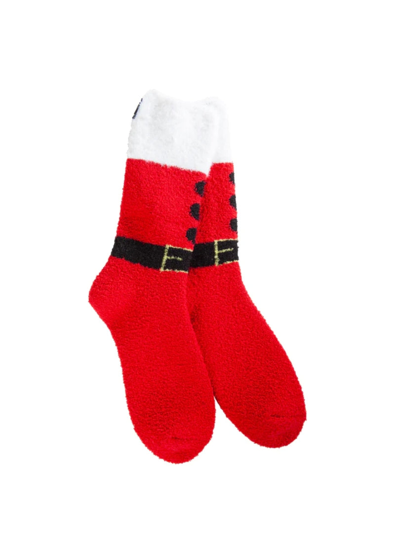 Holiday Cozy Crew Socks (Santa)