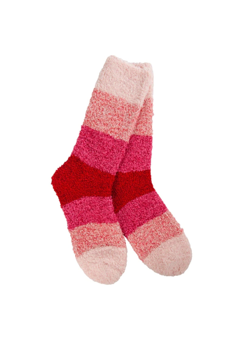 Cozy Crew Socks (Pink Ombre)