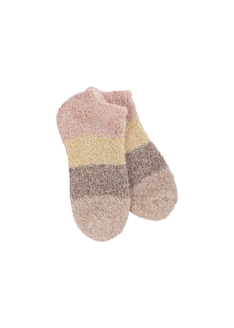 Cozy Low-Cut Socks (Rose Multi)