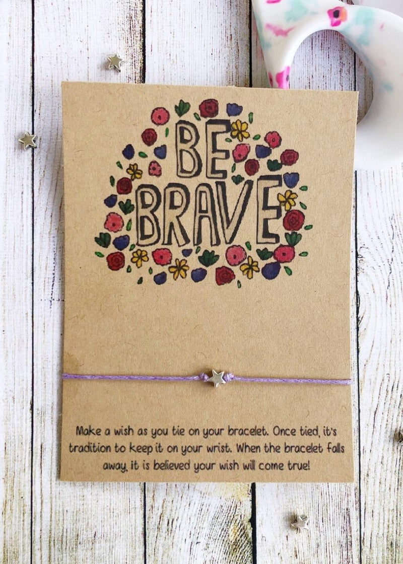 Be Brave Wish Bracelet