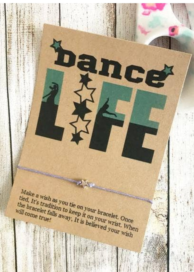 Dance Life Wish Bracelet