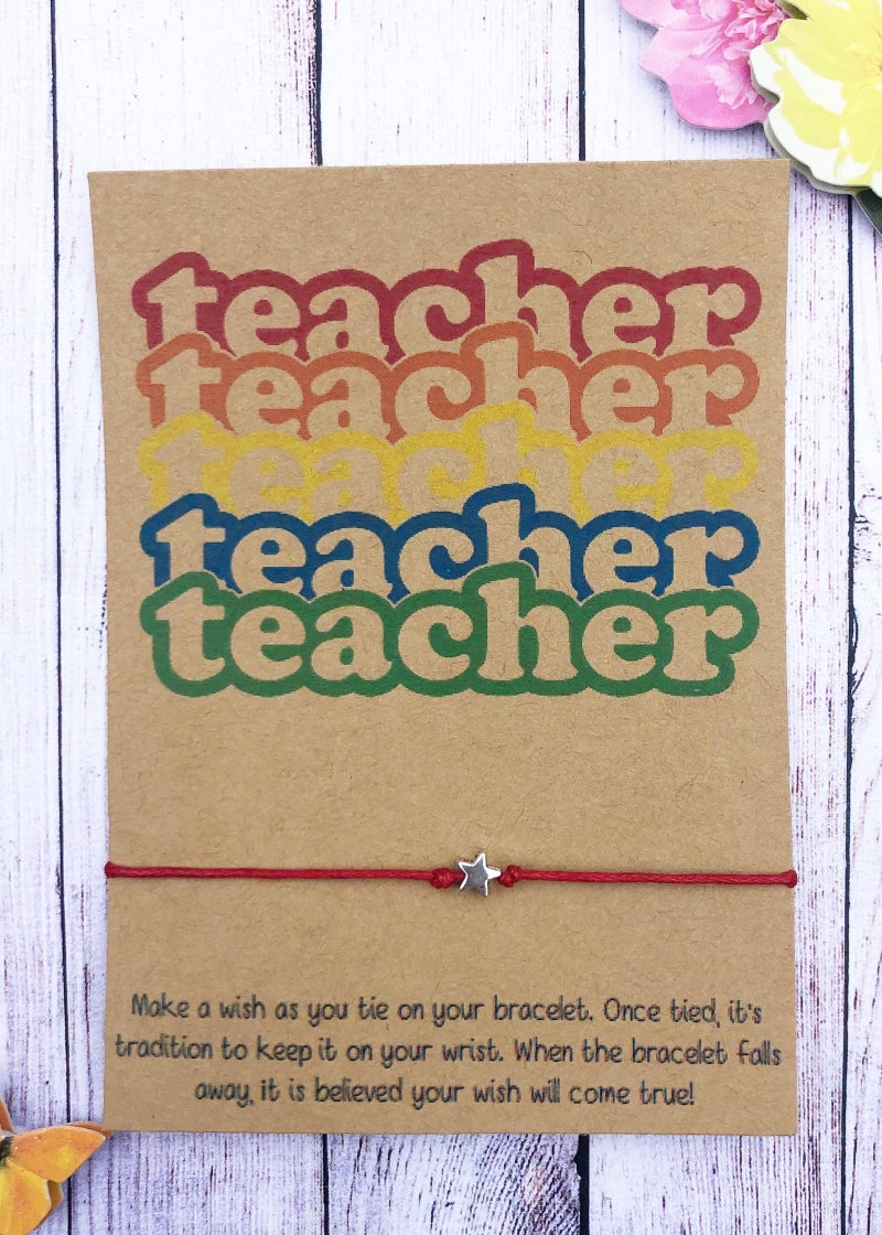 Teacher Wish Bracelet