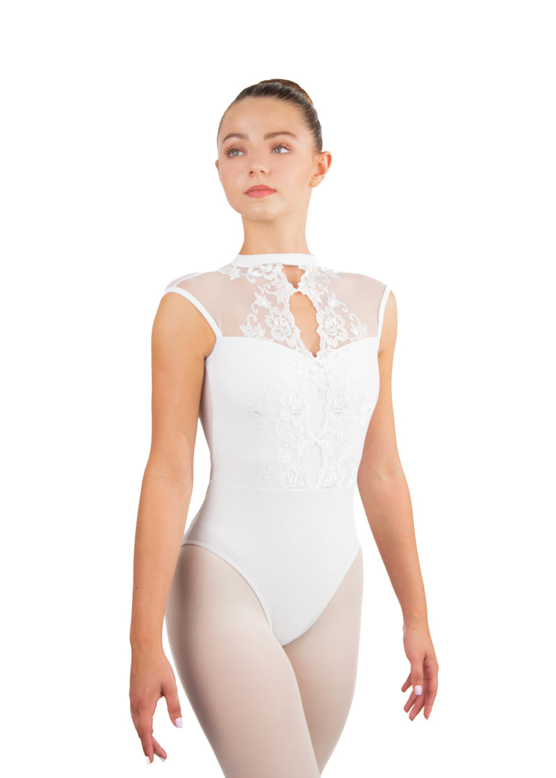 Lace Bodysuit Adult White Lace Bodysuit Adult White