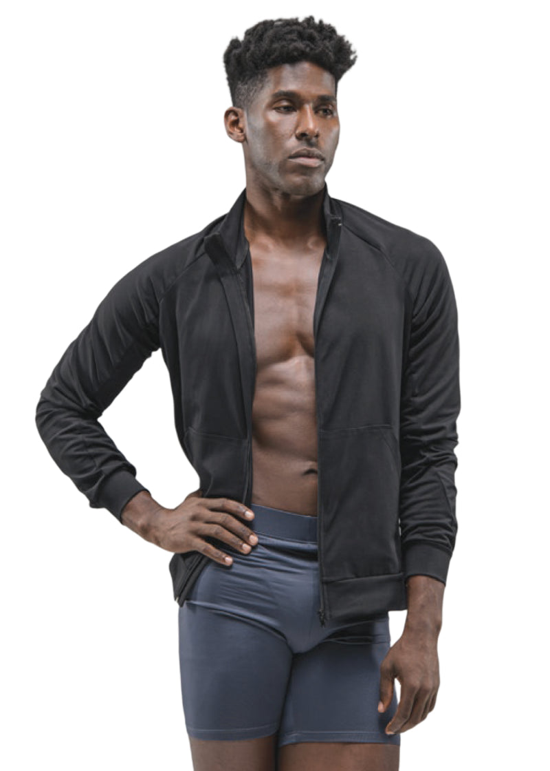 Madjer Men's Zip Front Shirt w/ Attached Dance Belt – Allegro Dance Boutique
